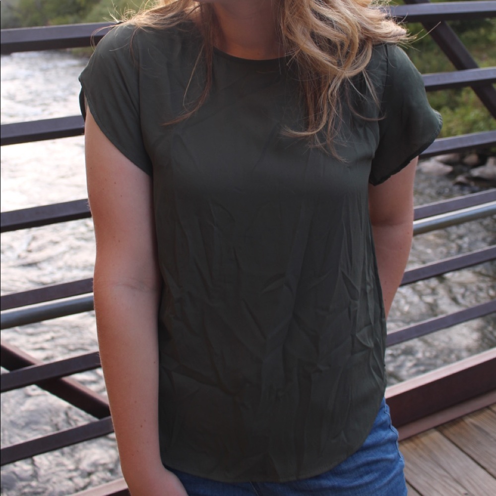 Green shirt